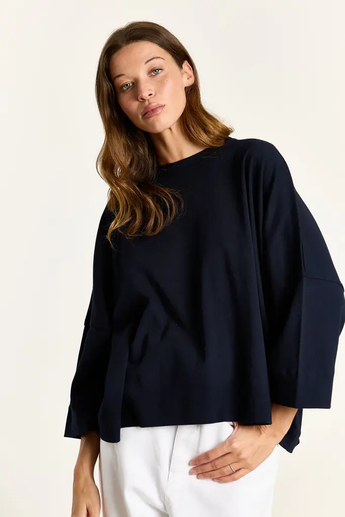 Studio Clique Madeline Boyfriend T-shirt - Navy