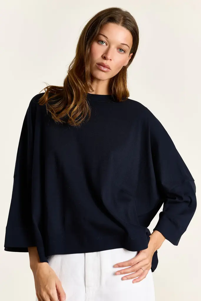 Studio Clique Madeline Boyfriend T-shirt - Navy