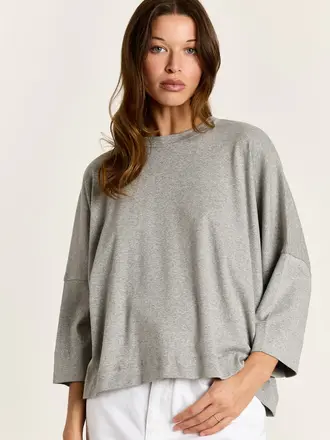 Studio Clique Madeline Boyfriend T-shirt - Grey Melange