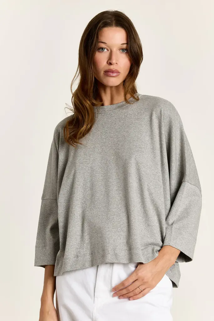 Studio Clique Madeline Boyfriend T-shirt - Grey Melange