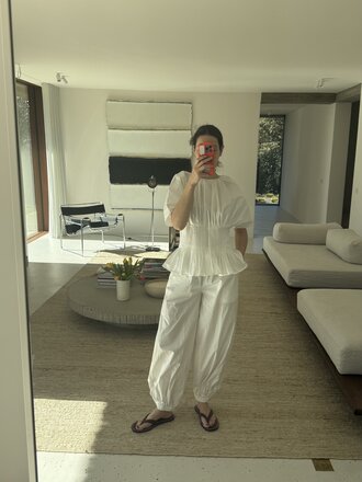 ONE and OTHER Pernille pants - Offwhite