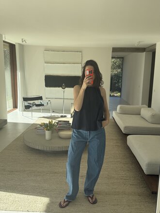 ONE and OTHER Abigail top - Navy