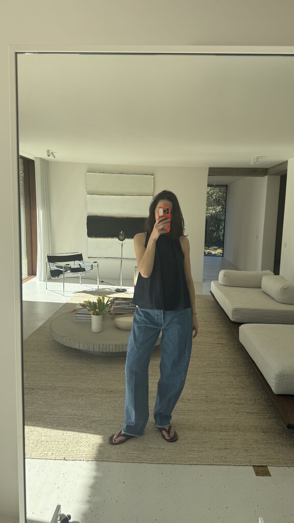 ONE and OTHER Abigail top - Navy