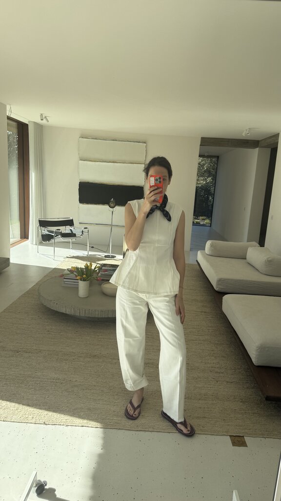 ONE and OTHER Capucine top - Offwhite