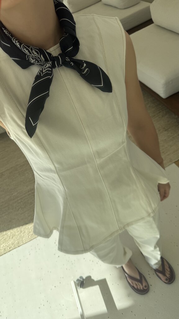 ONE and OTHER Capucine top - Offwhite