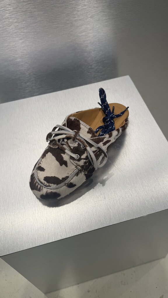 Posa Boatloafer mule - Cow