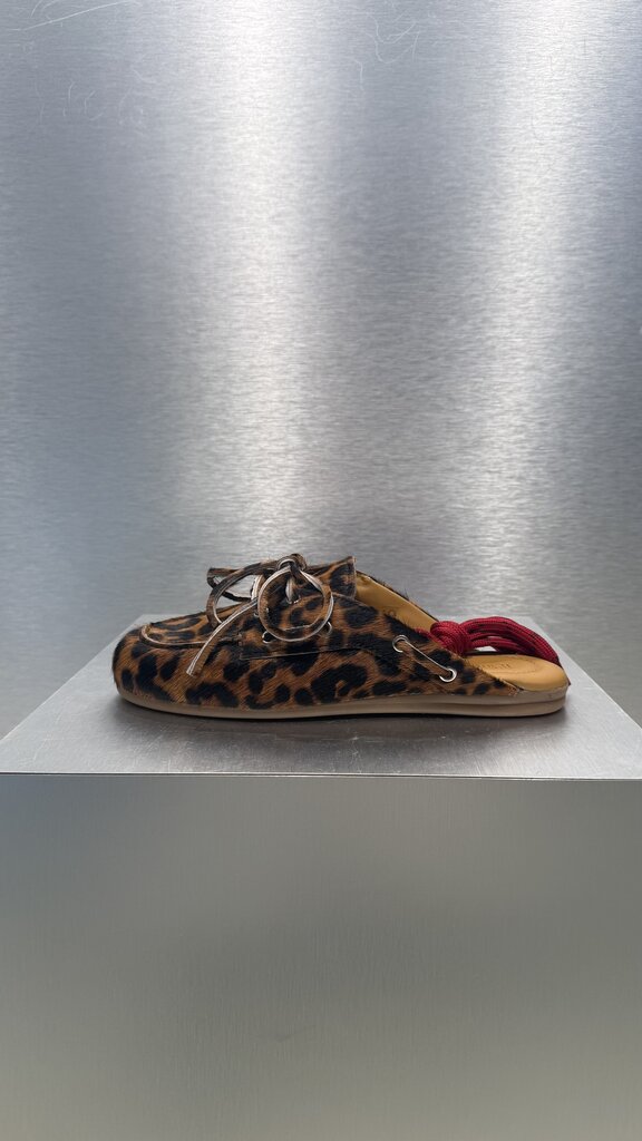 Posa Boatloafer mule - Leopard