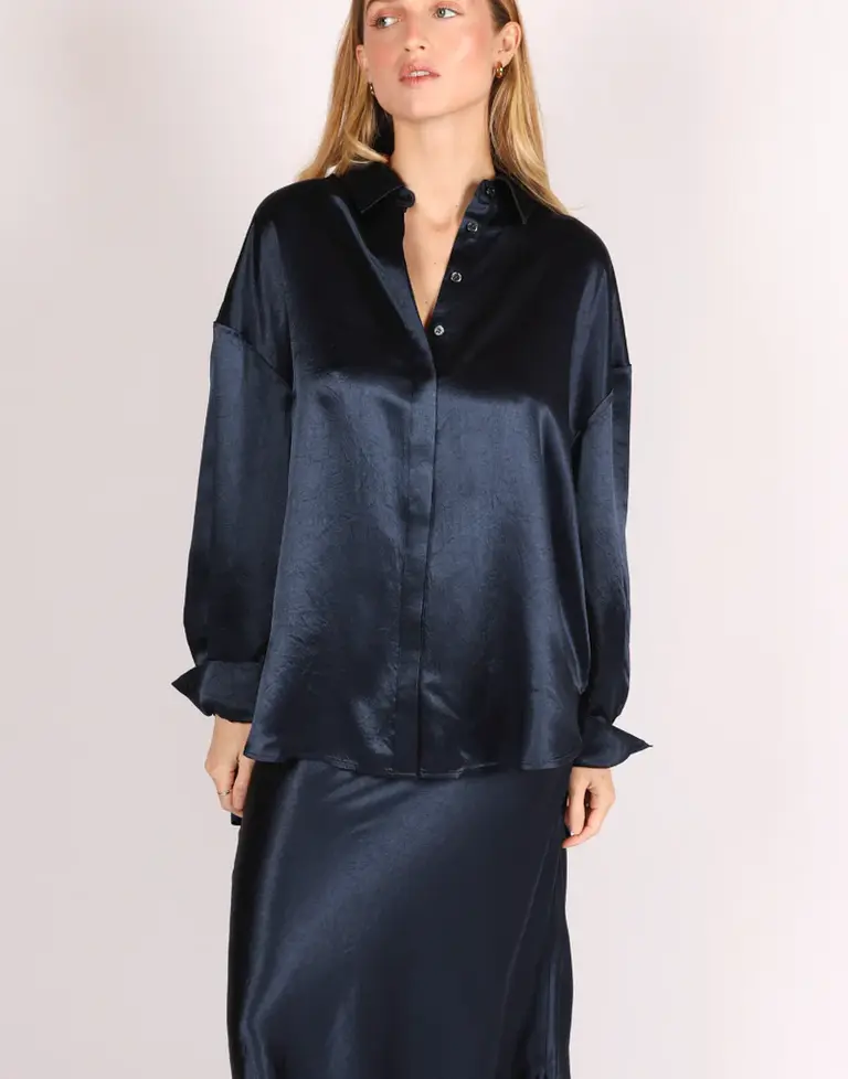 NOTED Celi shirt - Navy