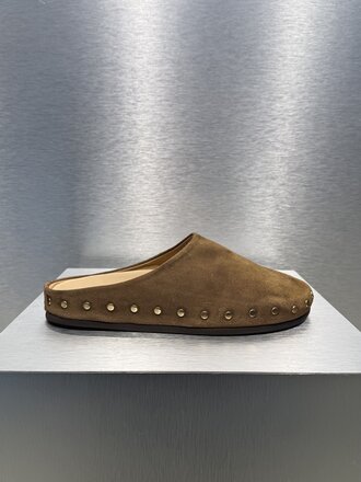 Posa Mule Studded - Chocolate