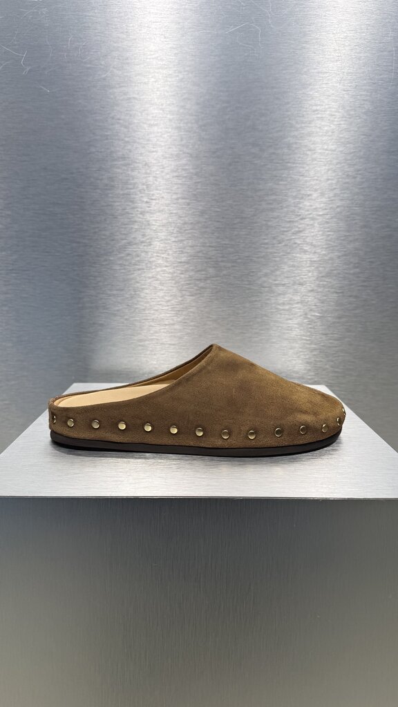 Posa Mule Studded - Chocolate