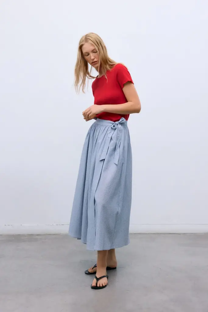 The New Society Cloe Skirt - Summer/Midnight