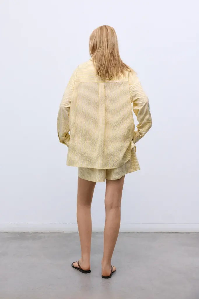 The New Society Aheli Shirt - Mimo/Yellow