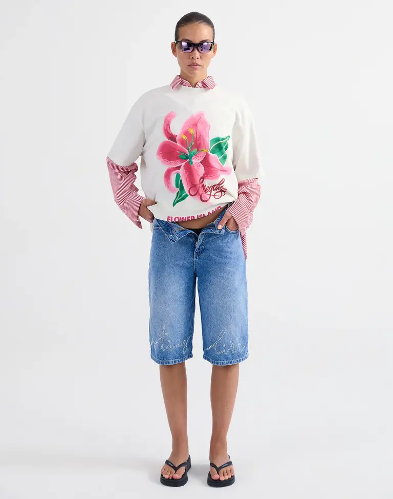 Stieglitz Kaella Oversized T-shirt - Off White