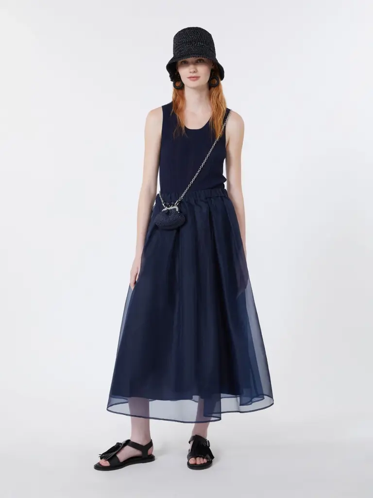 MaxMara Weekend Visino Skirt - Bleu