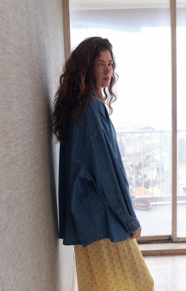 American Vintage Izeway Shirt - Medium Blue