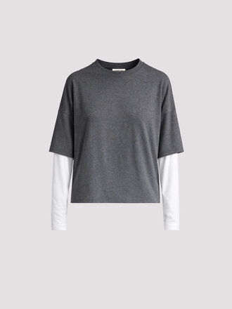 Liv The Label Feline Tee - Antracite