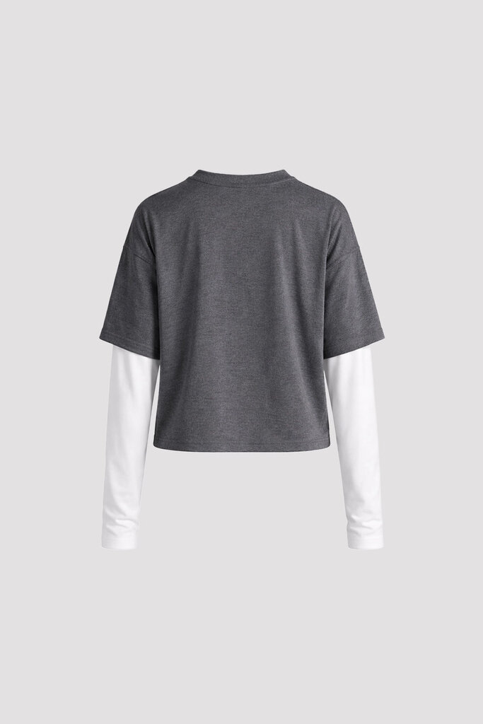 Liv The Label Feline Tee - Antracite