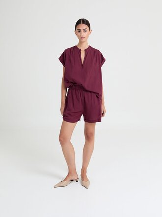 Liv The Label Yulia top - Burgundy