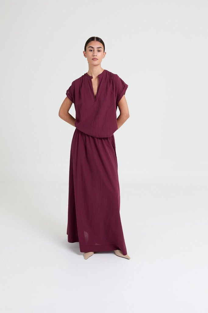 Liv The Label Yulia top - Burgundy