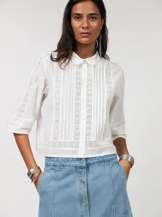 Lolly's Laundry Amora Shirt - Creme