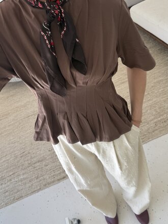 Gestuz Inez tee - Brown