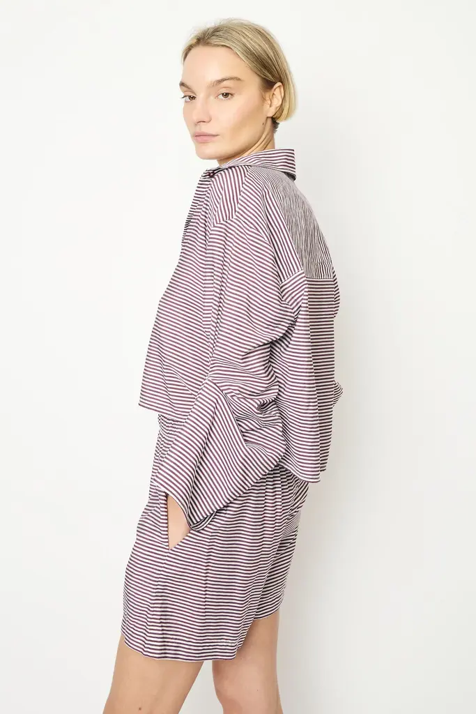 RE/BORN Adriana Shirt - Vino