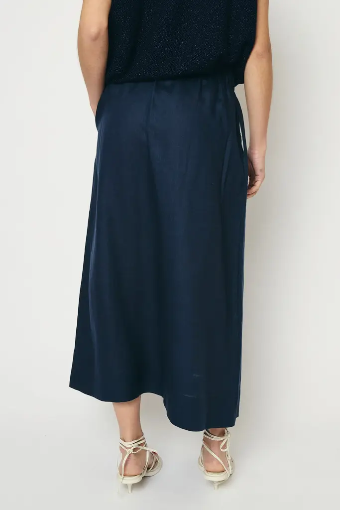 RE/BORN Adele Skirt - Dark Blue