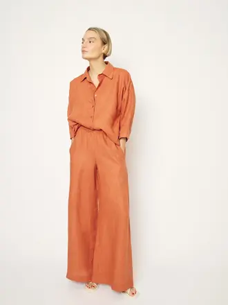 RE/BORN Maïté Shirt - Tangine Orange