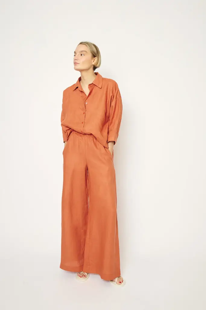 RE/BORN Maïté Shirt - Tangine Orange