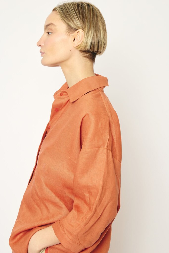 RE/BORN Maïté Shirt - Tangine Orange