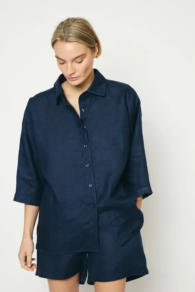 RE/BORN Dea Shorts - Dark Blue