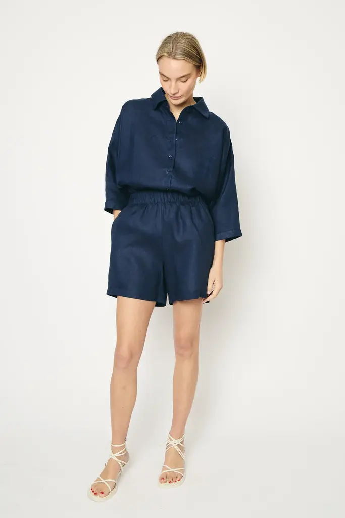 RE/BORN Dea Shorts - Dark Blue