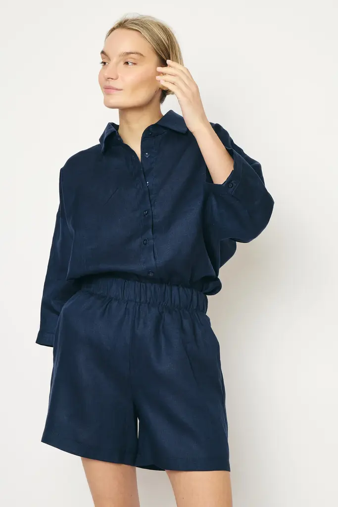 RE/BORN Dea Shorts - Dark Blue