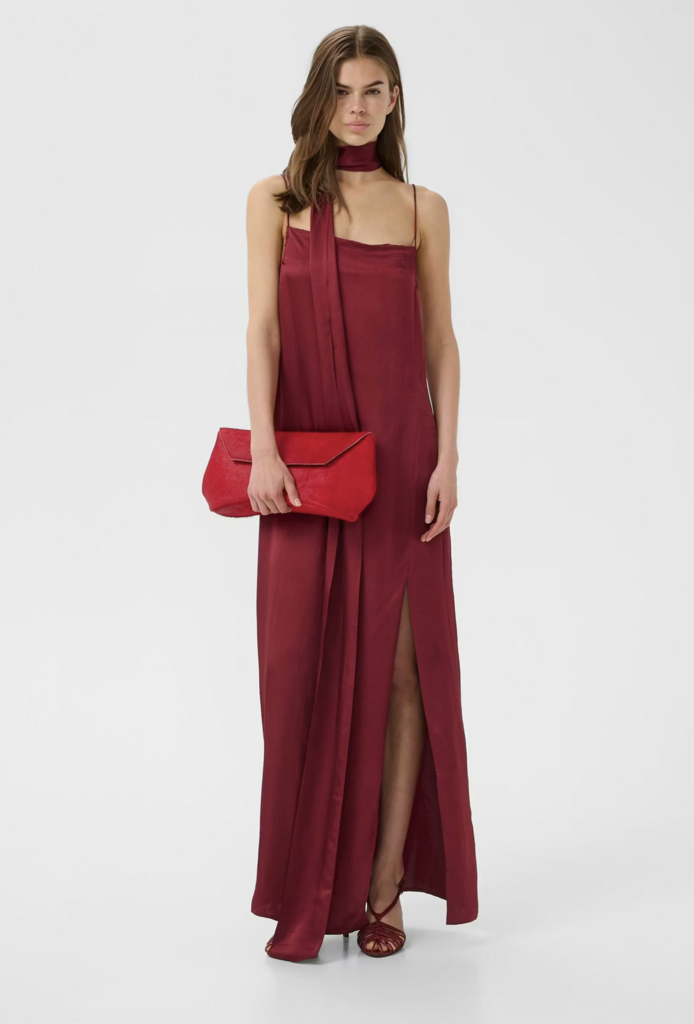 Gestuz Sirwa Dress - Dark Red