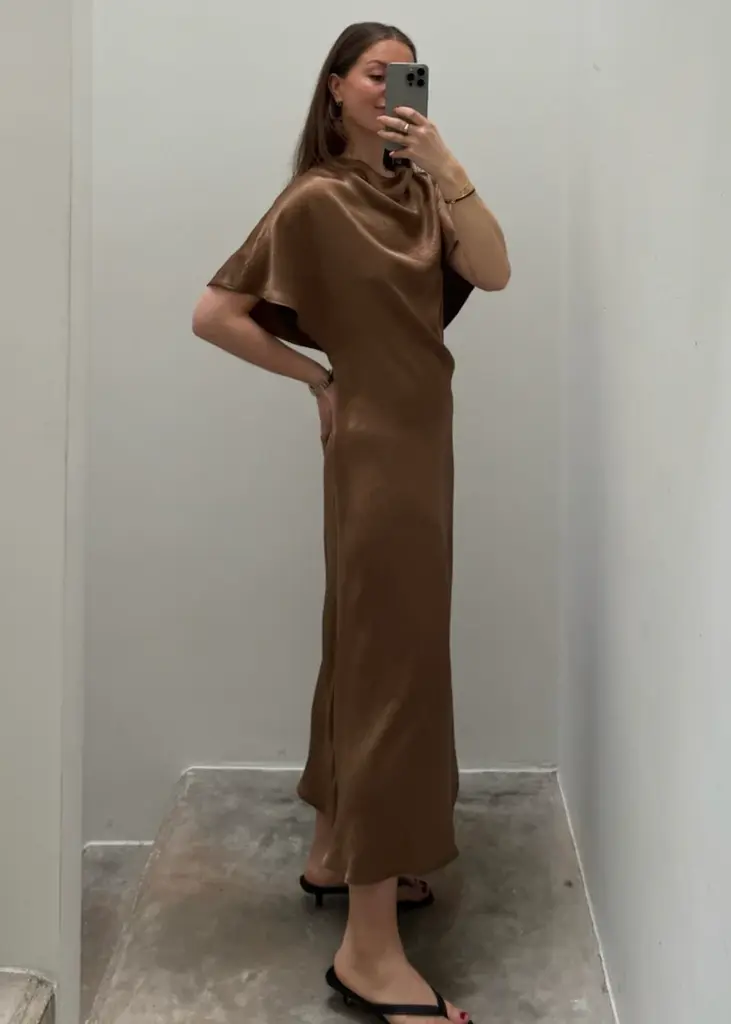 NOTED Cim Dress - Cacao