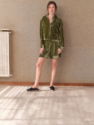 American Vintage Ankaz Short Mi Long - Origan