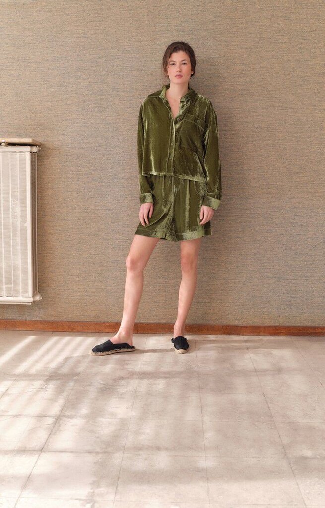 American Vintage Ankaz Short Mi Long - Origan