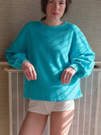 American Vintage Bobypark Sweater - Turquoise
