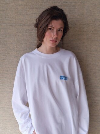 American Vintage Gixy Longsleeve - White