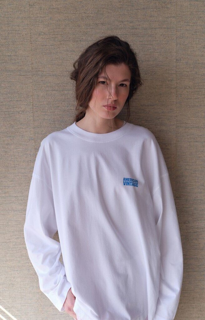 American Vintage Gixy Longsleeve - White