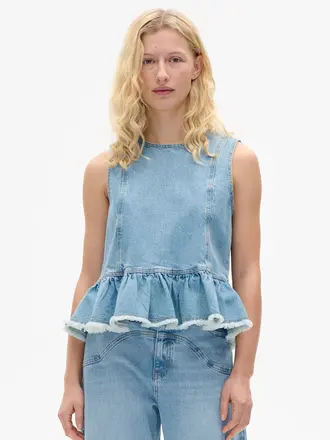 Baum und Pferdgarten Madinel Top - Forever Blue Denim