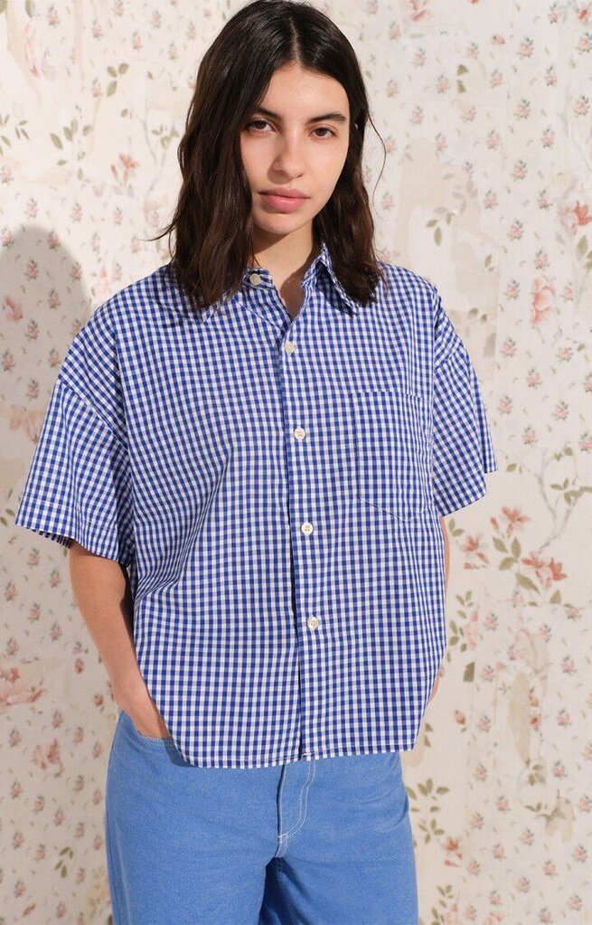 American Vintage Ekirow Shirt - Vichy Blue