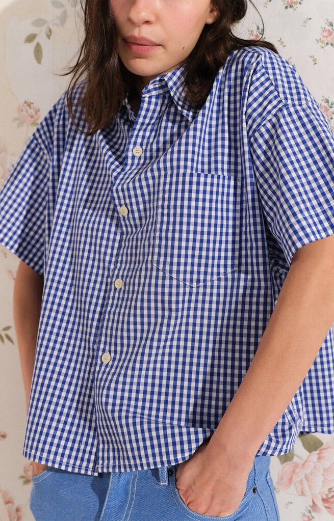 American Vintage Ekirow Shirt - Vichy Blue