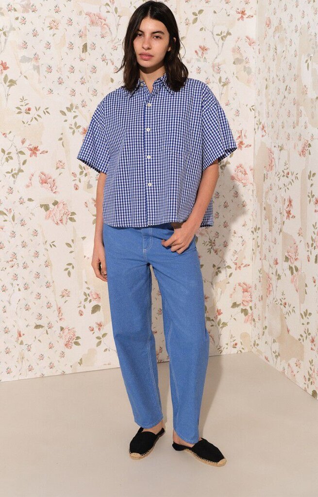 American Vintage Ekirow Shirt - Vichy Blue