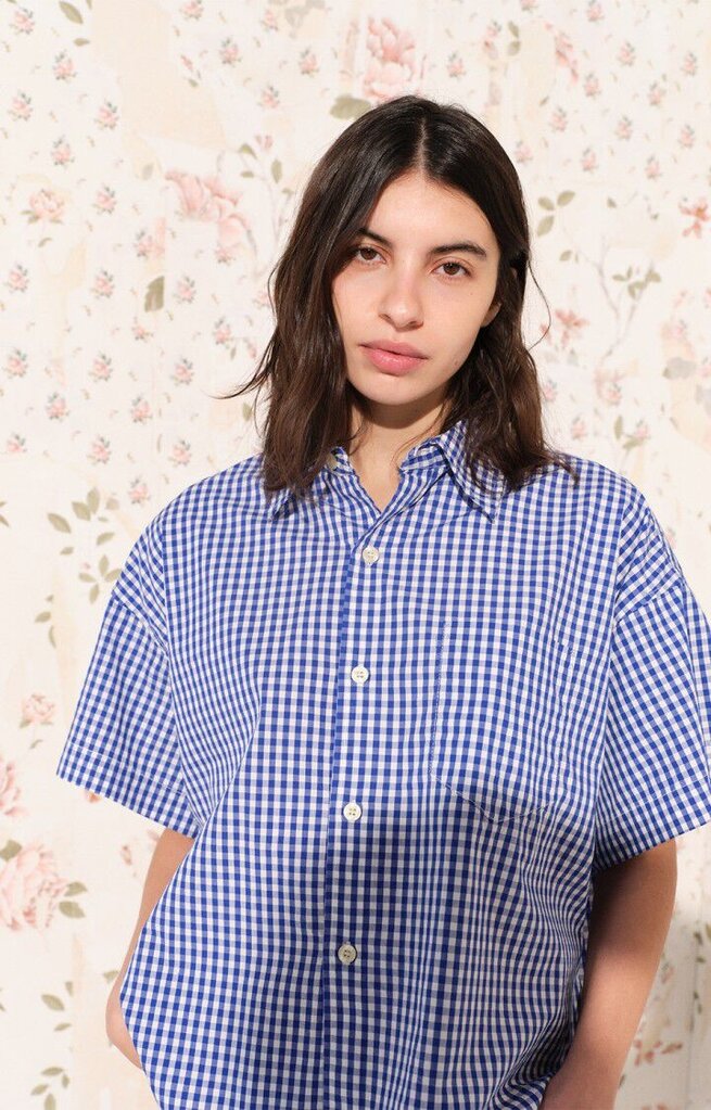 American Vintage Ekirow Shirt - Vichy Blue