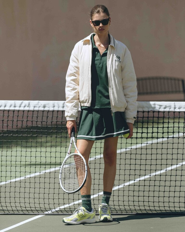 Mercer The Mercer Tennis Polo - Green