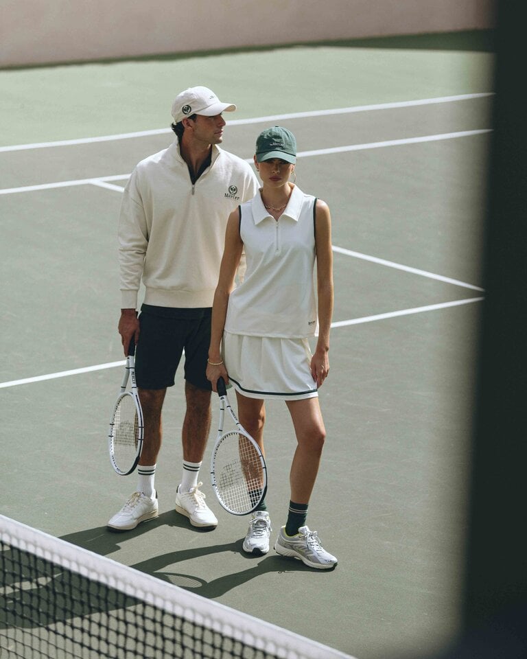 Mercer The Mercer Tennis Polo - Off White