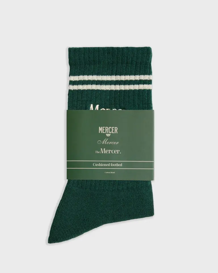 Mercer The Mercer Tennis Socks - Green