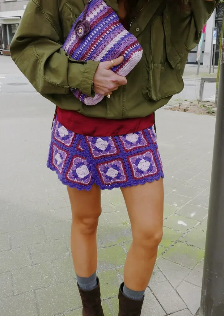 Meadow Palermo skirt - Multi purple