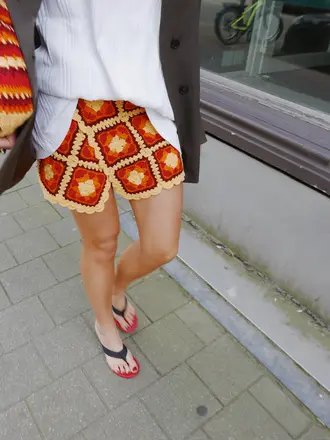 Meadow Palermo skirt - Yellow/ Orange/ Red